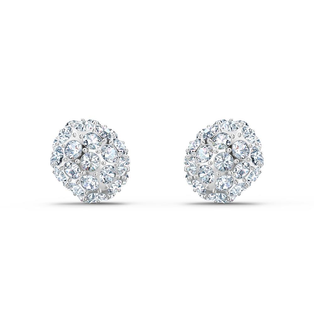 Orecchini Swarovski - stud so cool, bianco, placcato rodio Ref. 5521735 - SWAROVSKI