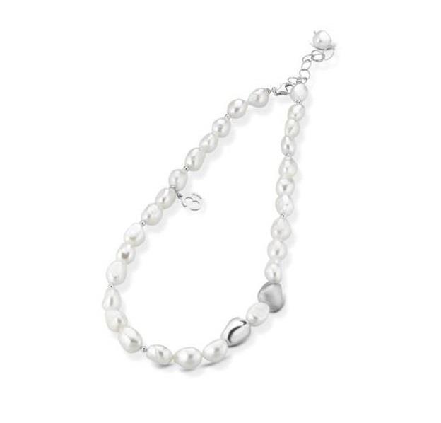 LE LUNE - Collana con perle FW, AG925 bianco - Ref. LGNK29.6 - LE LUNE