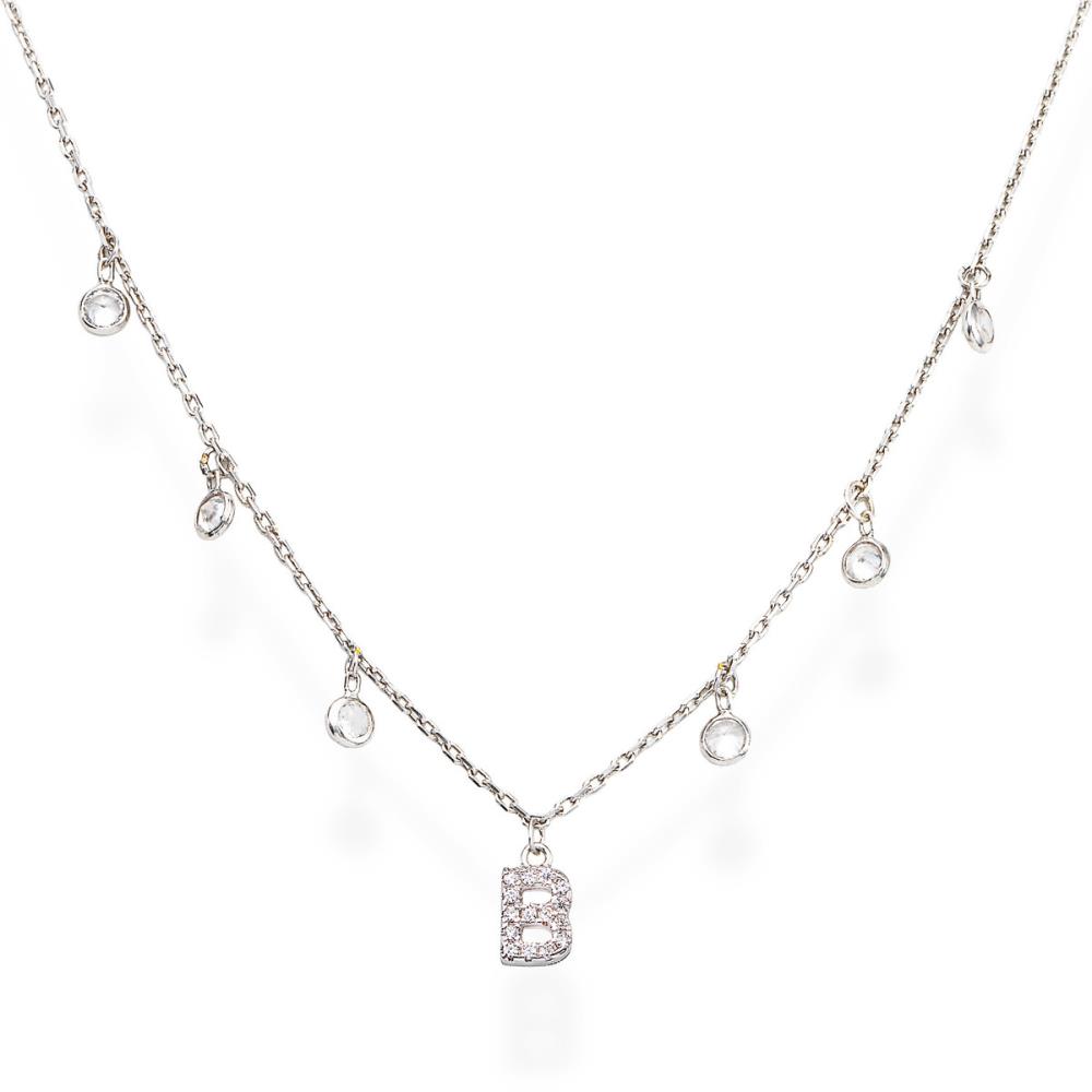 Collana Amen - Lettera B Argento Ref. A4B - AMEN