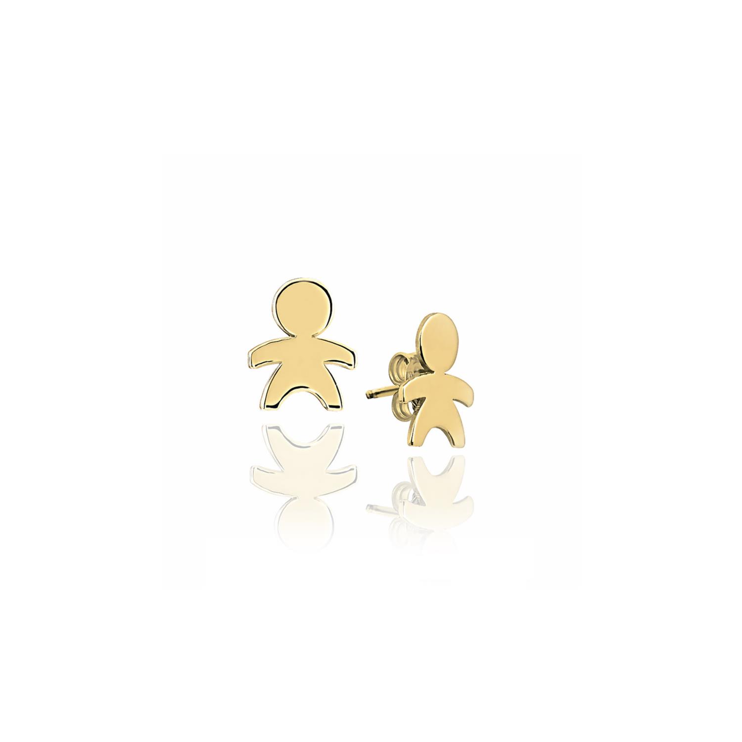 Orecchini in Oro Giallo Simbolo Bimbo Ref. 715632 - FACCO