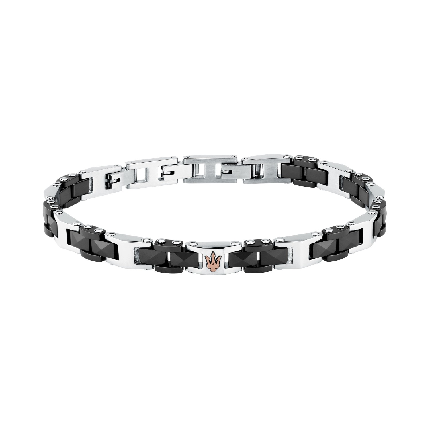 Bracciale da uomo Maserati Ceramic in Acciaio - JM426ATZ98 - MASERATI