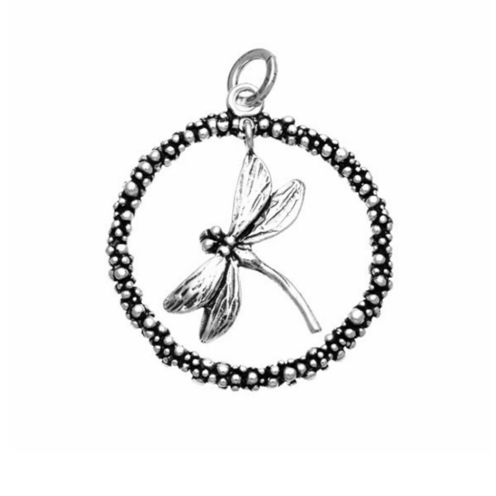 Giovanni Raspini - Charm Libellula Grande Perlage Ref. 10624 - GIOVANNI RASPINI