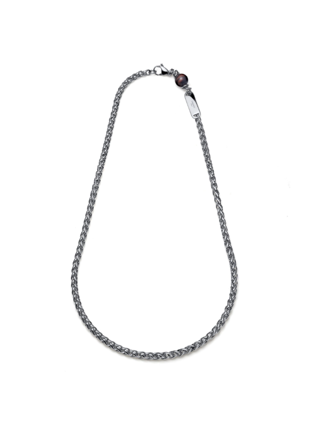 UNOAERRE - Collana Aeternum con Occhio di Tigre in Acciaio Ref. 4315 - UNOAERRE