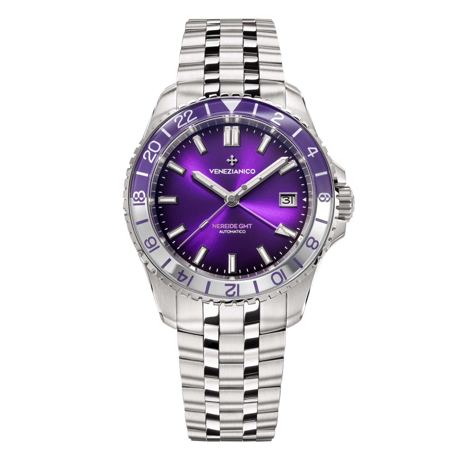 Orologio Venezianico Nereide GMT 39  Ref. 3521512S - VENEZIANICO