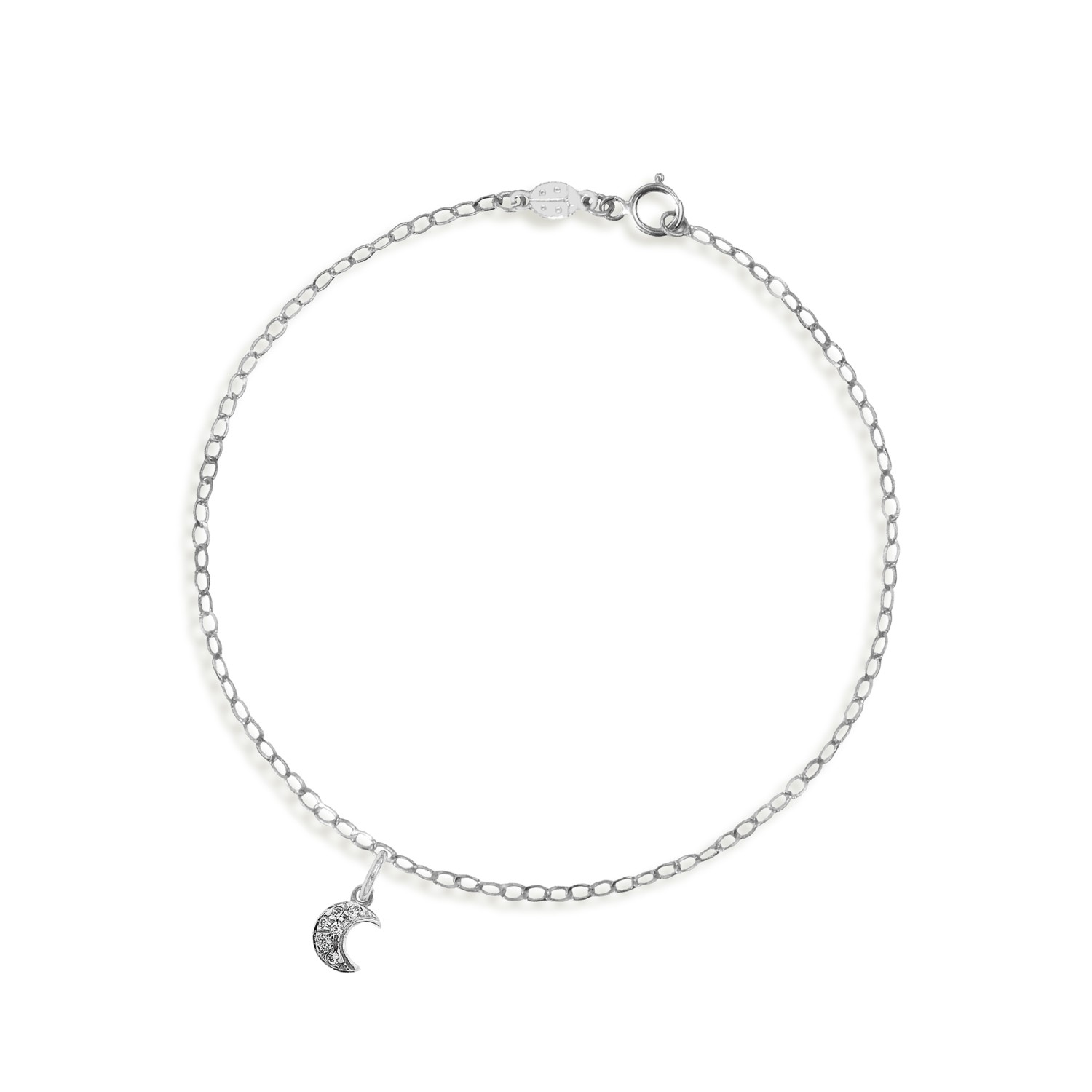 Bracciale Luna in Oro 9 Kt e Zirconi  Ref. B0142B9 - FACCO