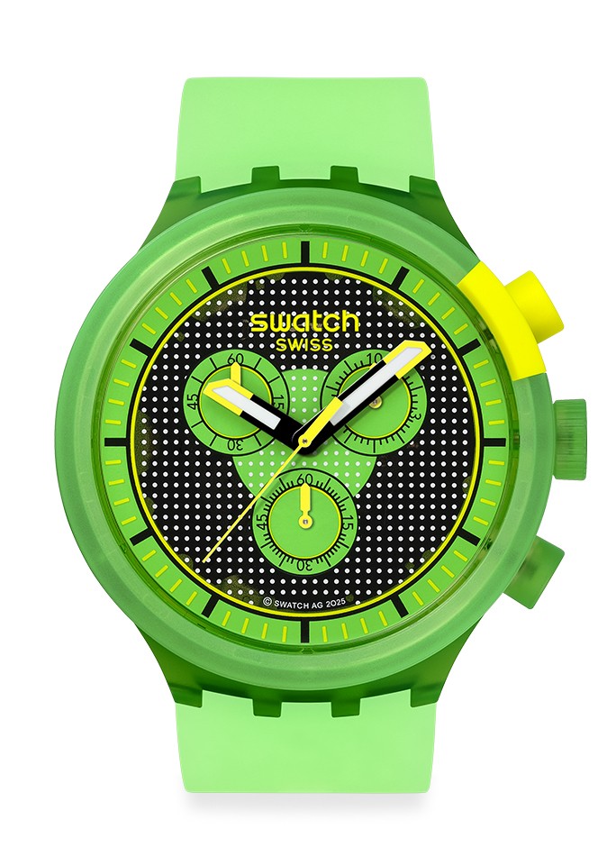 Orologio Swatch GLOWINGLY GREEN Ref. SB02G100 - SWATCH