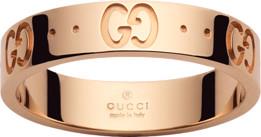 ANELLO GUCCI - ICON ORO ROSA Ref. YBC152045001015 - GUCCI