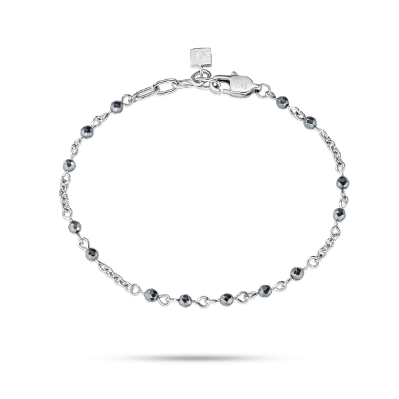 BRACCIALE MORELLATO - EMATITE IN ACCIAIO SAHT13 - MORELLATO