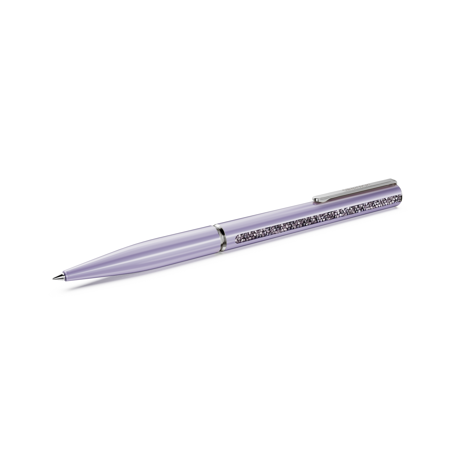 Swarovski - Penna a sfera Crystal Shimmer Glide, Viola, Laccato viola, cromato Ref. 5707707 - SWAROVSKI