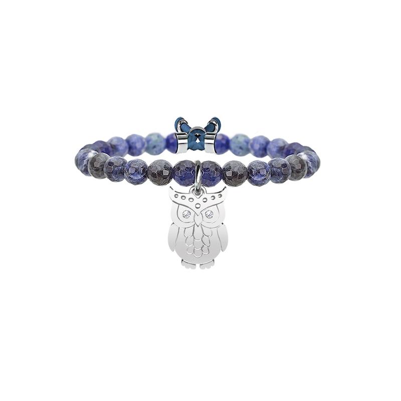 Gioielli Kidult - Bracciale sodalite e acciaio 316L Ref. 731136 - KIDULT