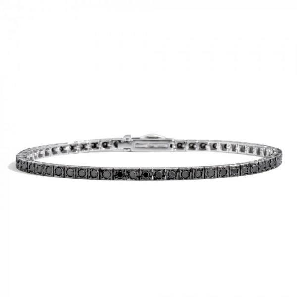 Bracciale Recarlo - Tennis Face Cube Modello T39SE883/DK - RECARLO