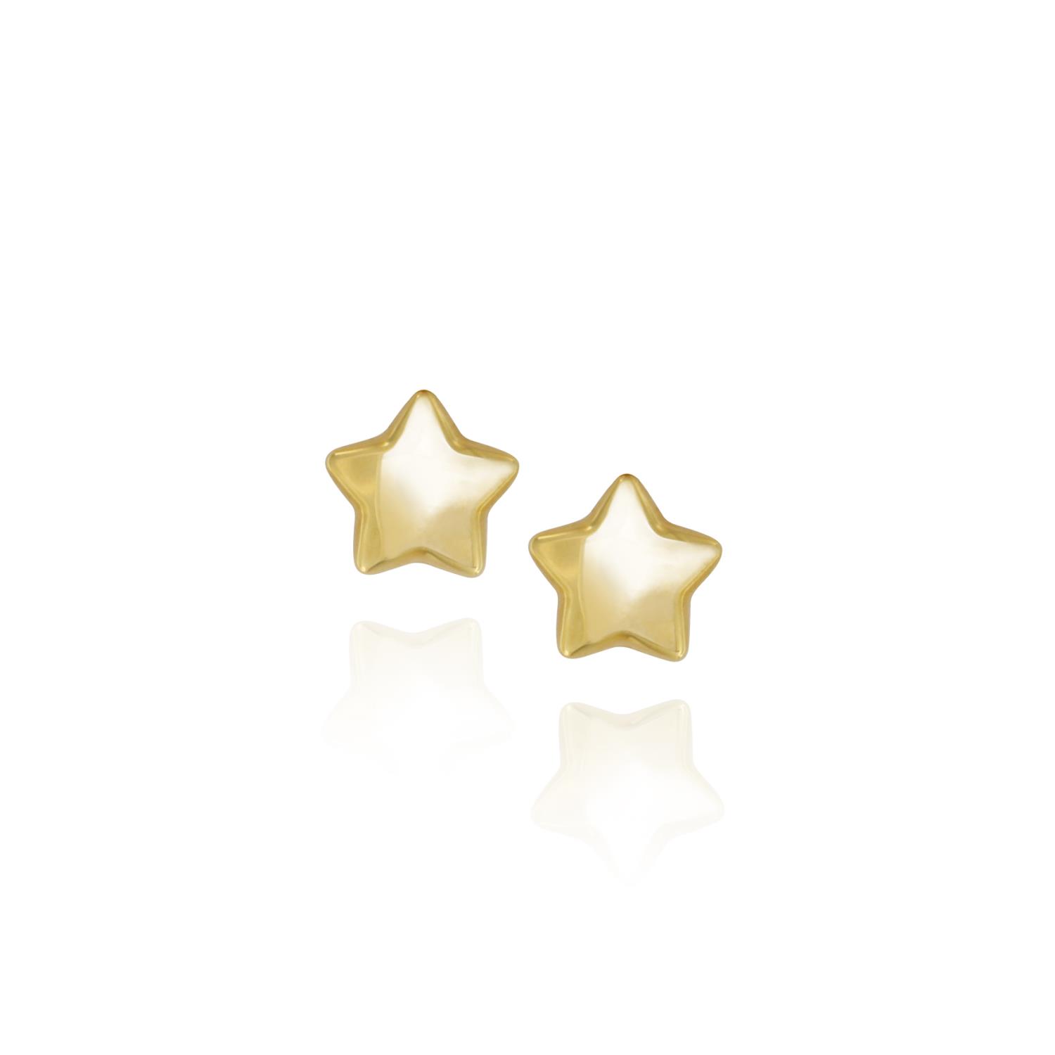 Orecchini in Oro Giallo Simbolo Stella Ref. 30486 - FACCO