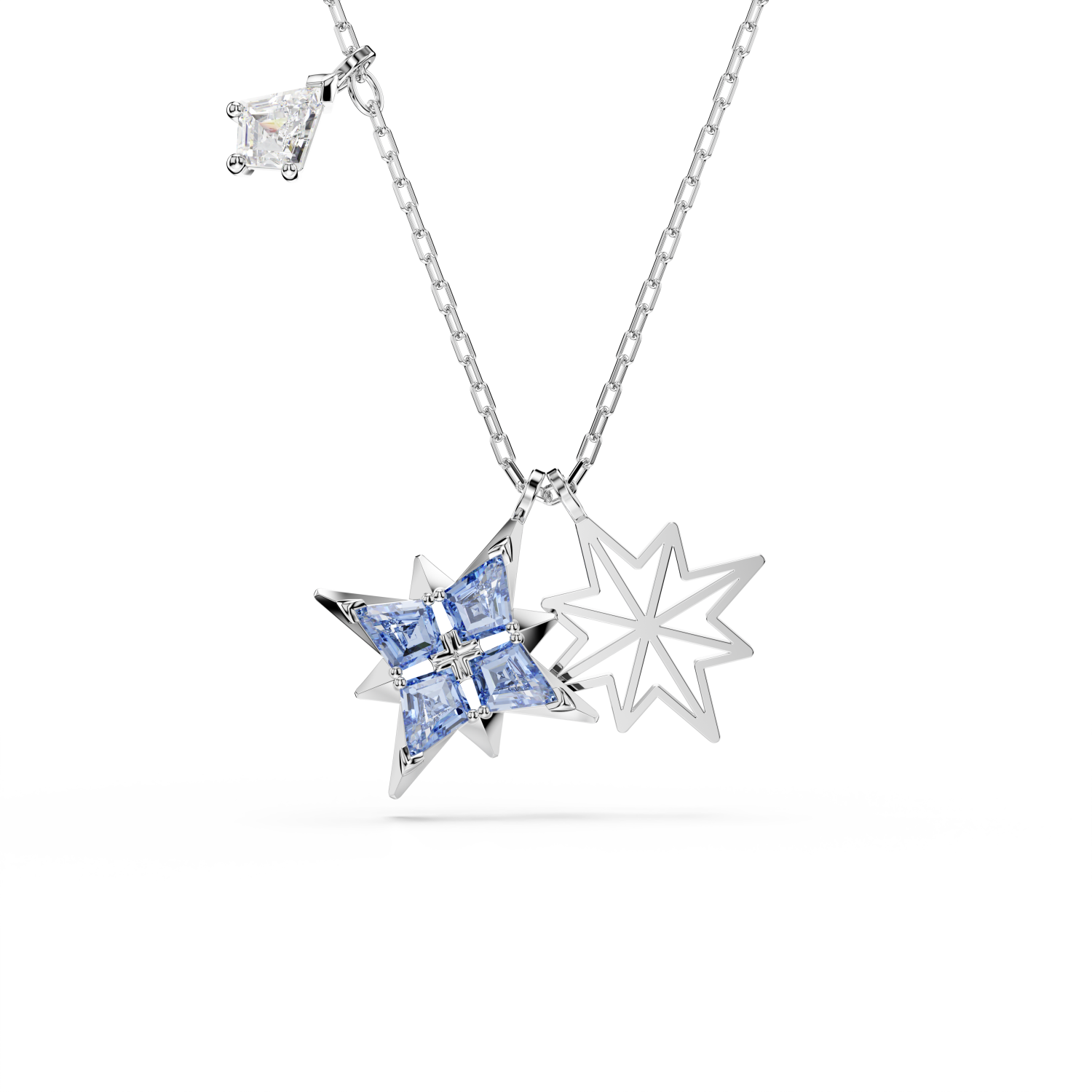 Swarovski - Pendente Symbolica, Stella, Blu, Placcato rodio Ref. 5734252 - SWAROVSKI