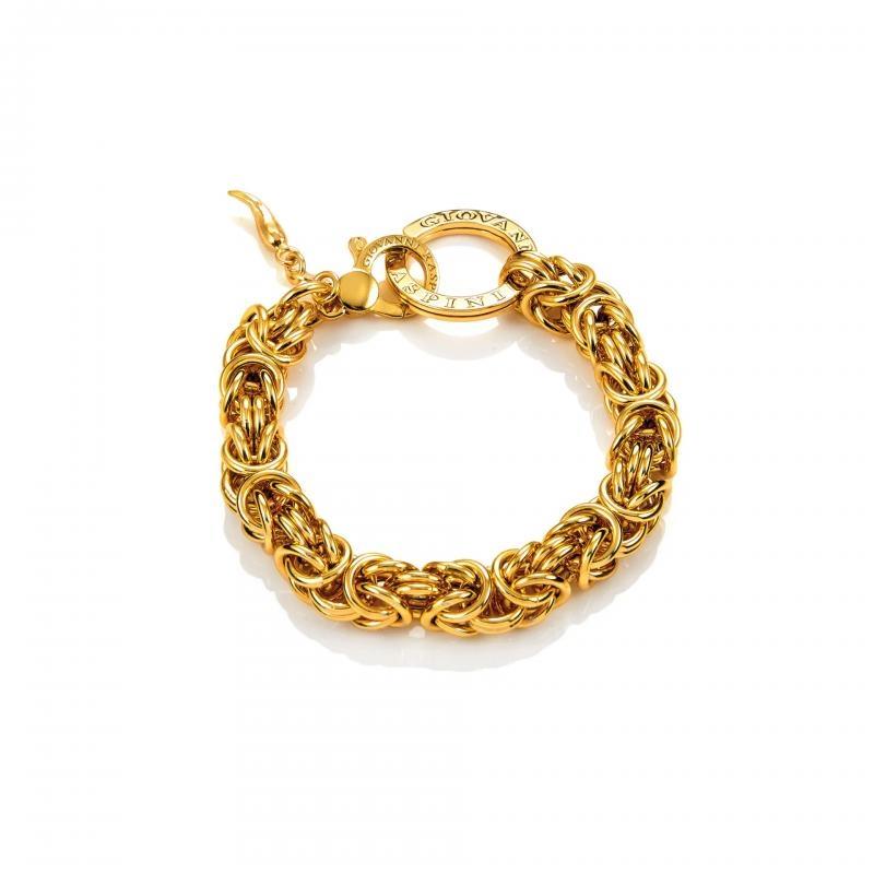 Giovanni Raspini - Bracciale Maglia Bizantina Dorato cm 21 Ref. 8156 - GIOVANNI RASPINI
