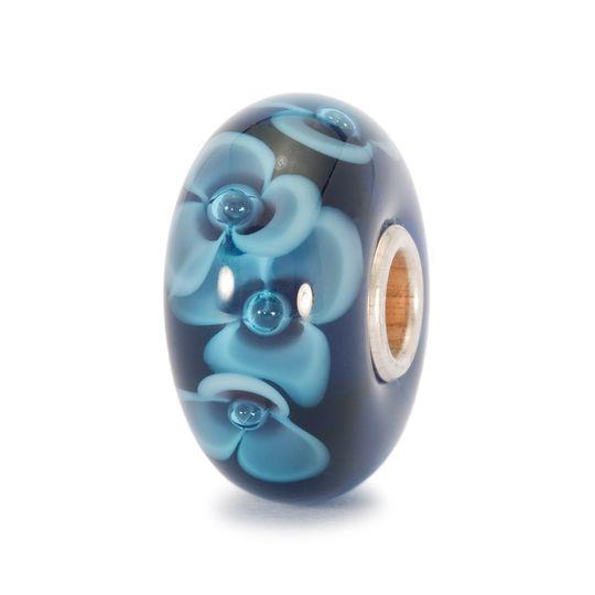 Trollbeads Bead in Vetro - Fiore di Mezzanotte Ref. TGLBE-10096 - TROLLBEADS