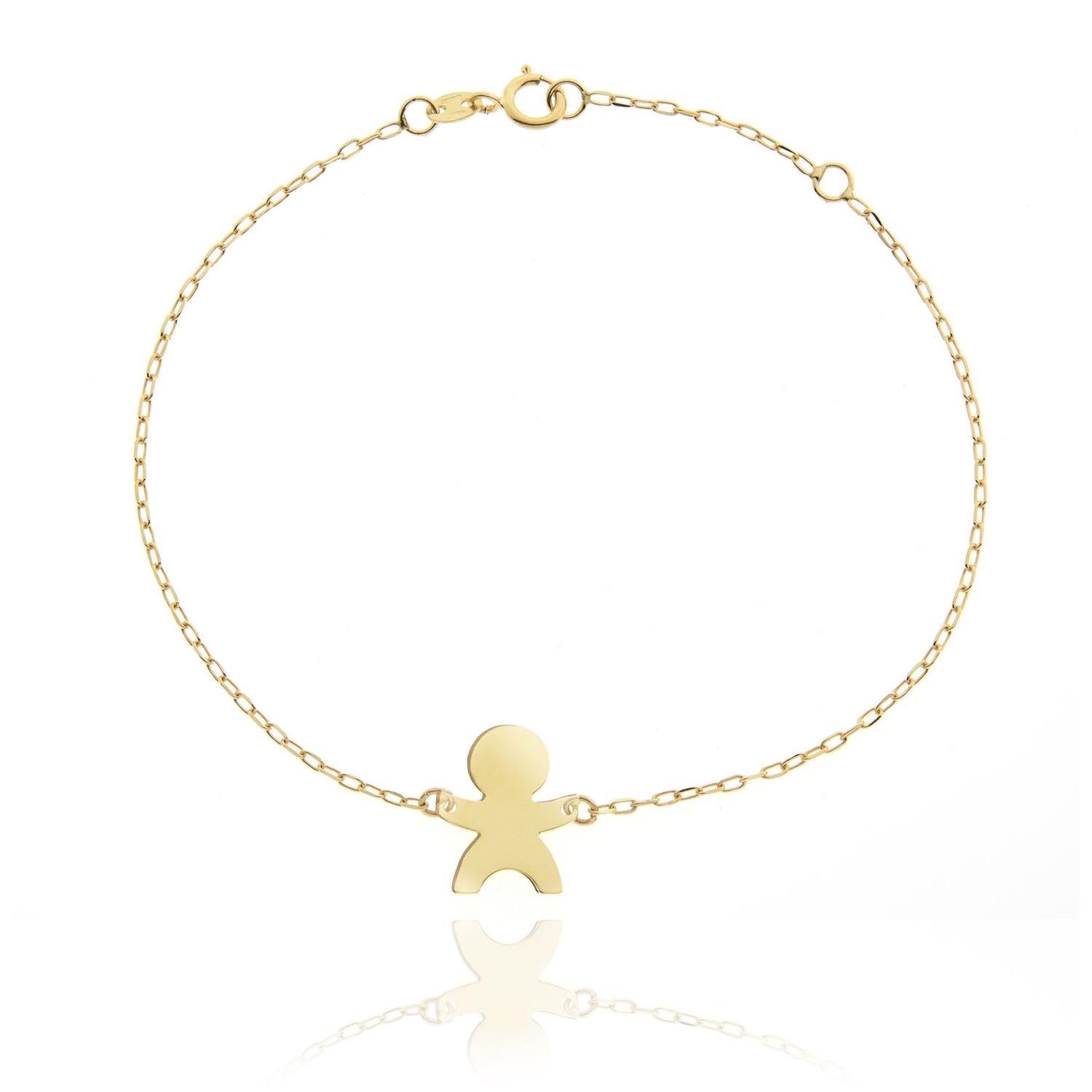 Bracciale in Oro Giallo Simbolo Bimbo Ref. 766226 - FACCO