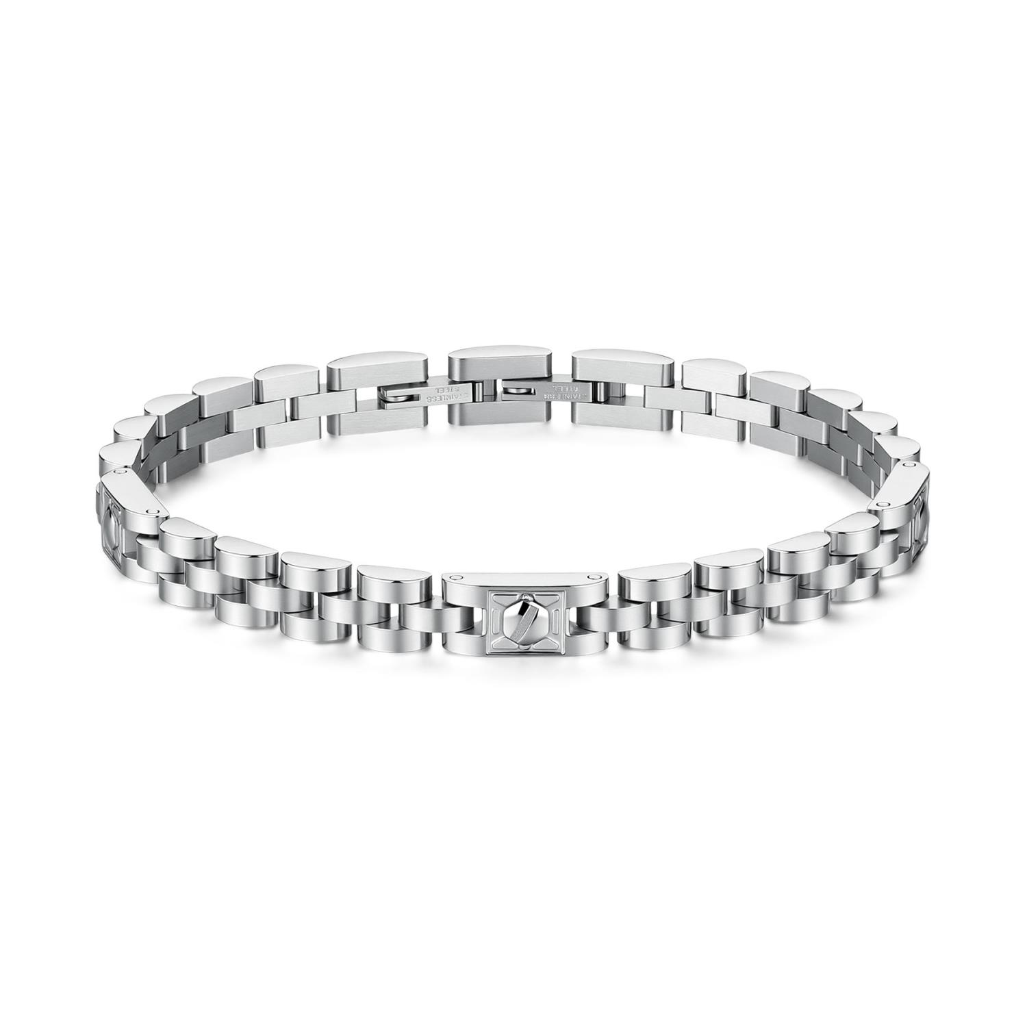 Brosway - Bracciale RIPTIDE in acciaio 316L, con elementi a vite Ref. BTD063 - BROSWAY