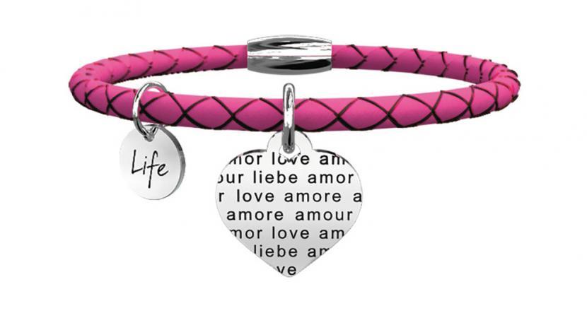BRACCIALE KIDULT - Life Collection CUORE-AMORE SENZA CONFINI- Ref. 231525 - KIDULT