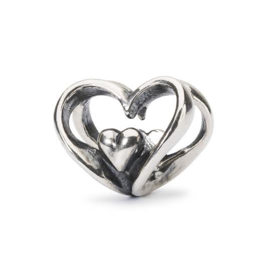 Trollbeads Bead in Argento - Cuore a Cuore Ref. TAGBE-10202 - TROLLBEADS