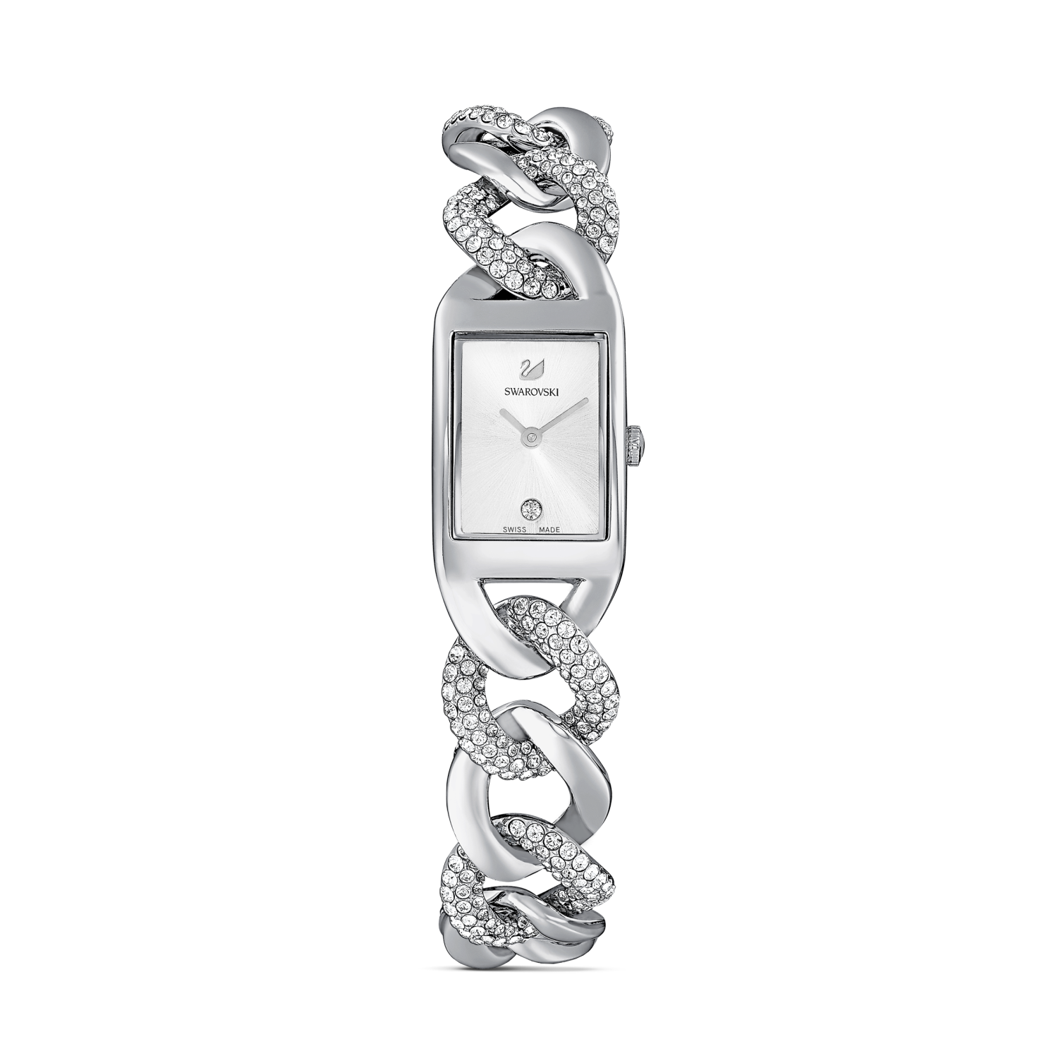 Swarovski - Orologio Cocktail, Bracciale di metallo, Tono argentato, Acciaio inossidabile Ref. 5519330 - SWAROVSKI