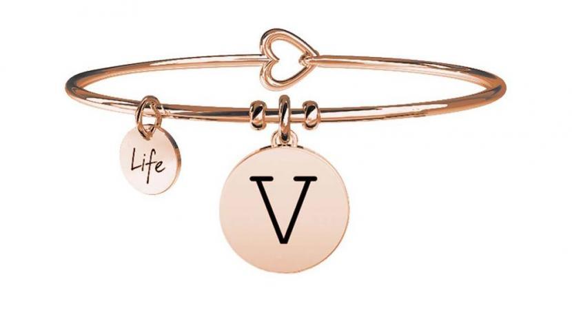 Gioielli Kidult - Bracciale in acciaio 316L e Pvd Ros&egrave; Ref. 731014V - KIDULT