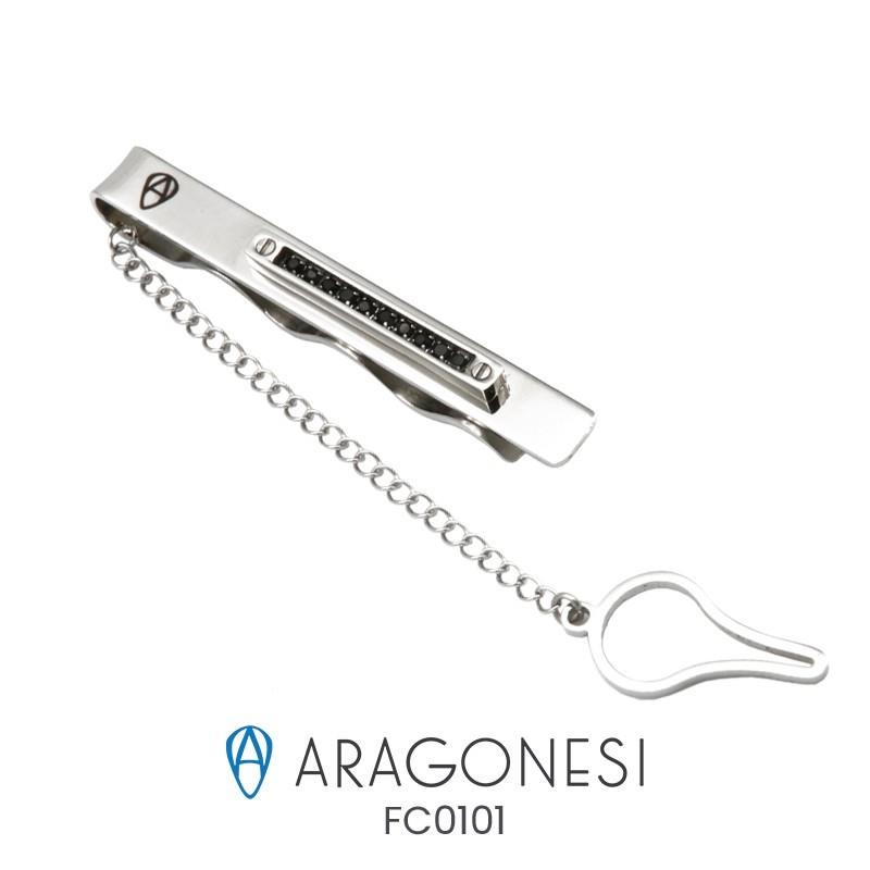 Fermacravatta Aragonesi - Binario Ref. FC0101 - ARAGONESI