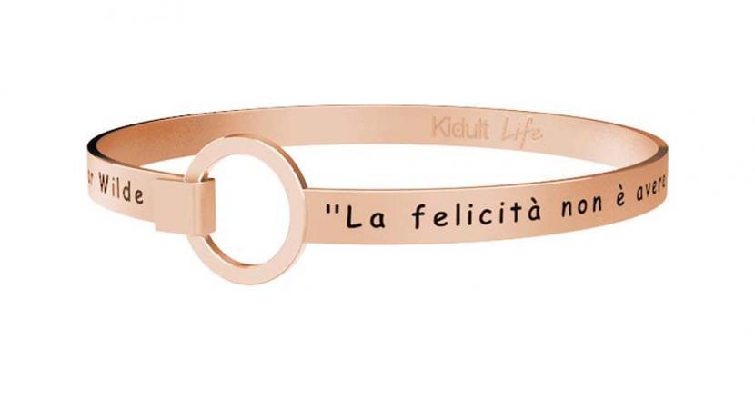 Gioielli Kidult - Bracciale in acciaio 316L e Pvd Ros&egrave; Ref. 731042 - KIDULT