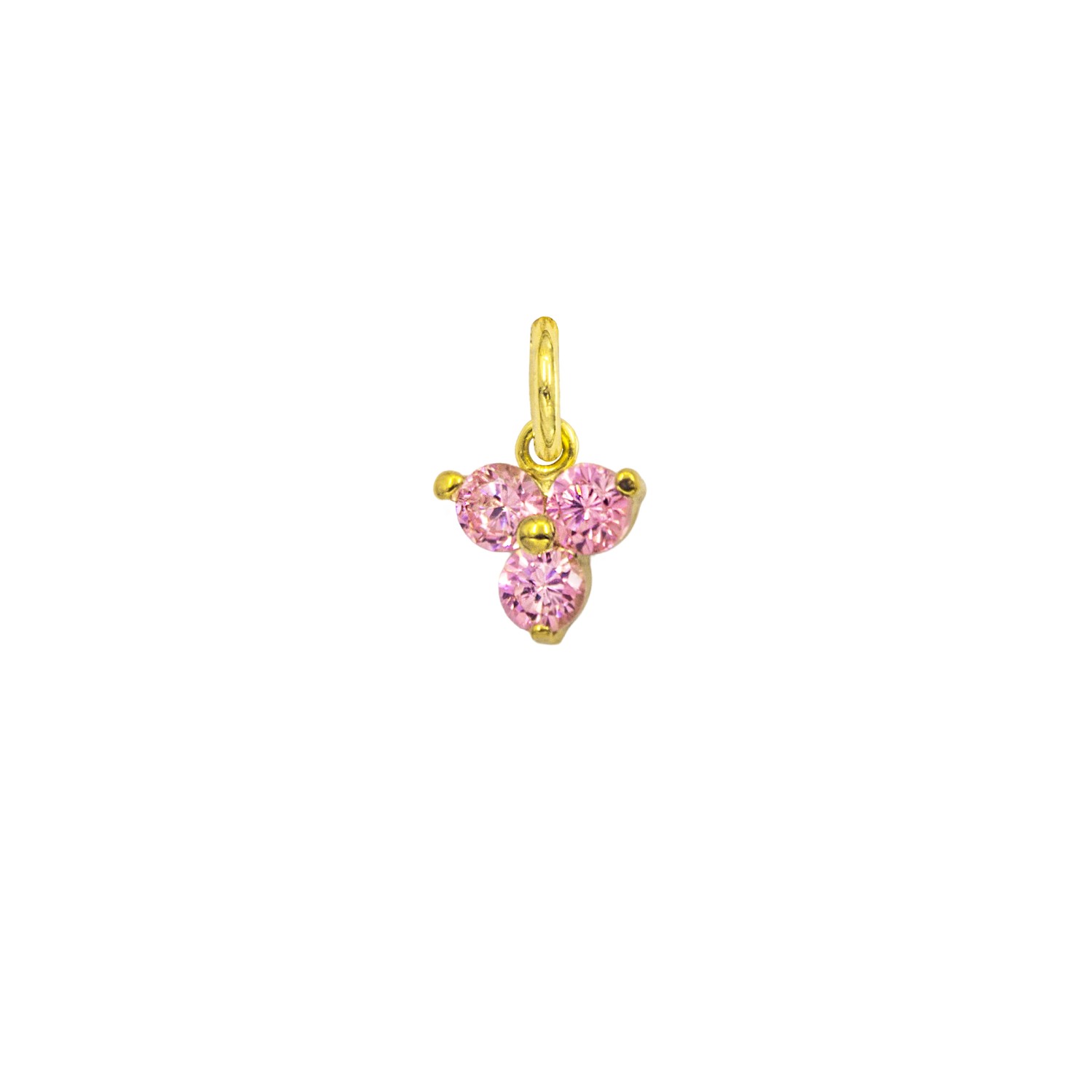 Charm Luce in Oro 9 Kt e Zirconi  Ref. A0329G9 - FACCO