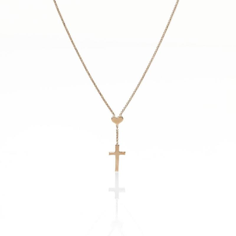 Collana Amen - Cuore e Croce Ref. CLCHR - AMEN