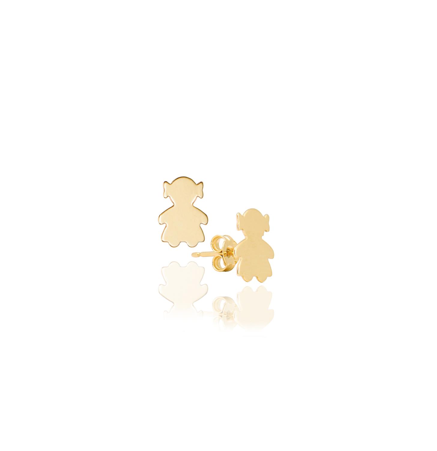 Orecchini in Oro Giallo Simbolo Bimba Ref. 715636 - FACCO