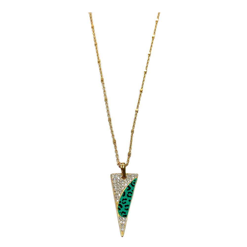 Girocollo Rue des Mille - Jungle Tribe ciondolo lancia maculato Ref. W-GRJ-02 A - RUE DES MILLE