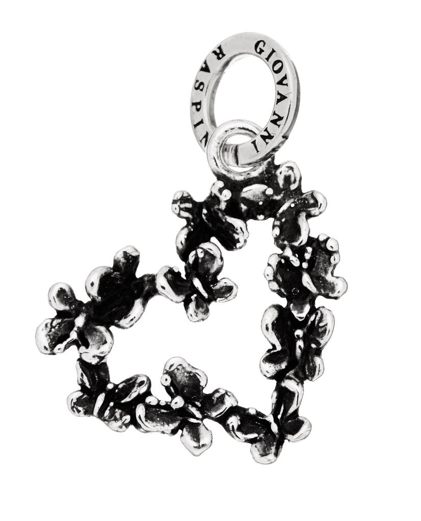 Giovanni Raspini - Charm Cuore Farfalle Ref. 9462 - GIOVANNI RASPINI