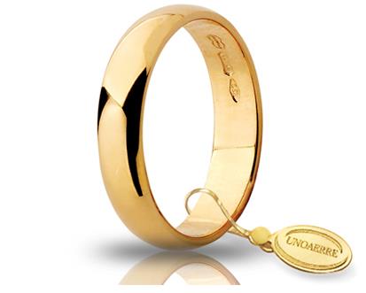 Fede Unoaerre Larga Oro Giallo gr.4,00 Ref. 40AFN6-01 - UNOAERRE