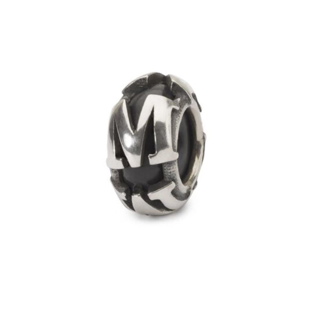 Trollbeads Ritirato - Original Trollbeads Stop Lettera M Ref. TAGBE-10222 - TROLLBEADS