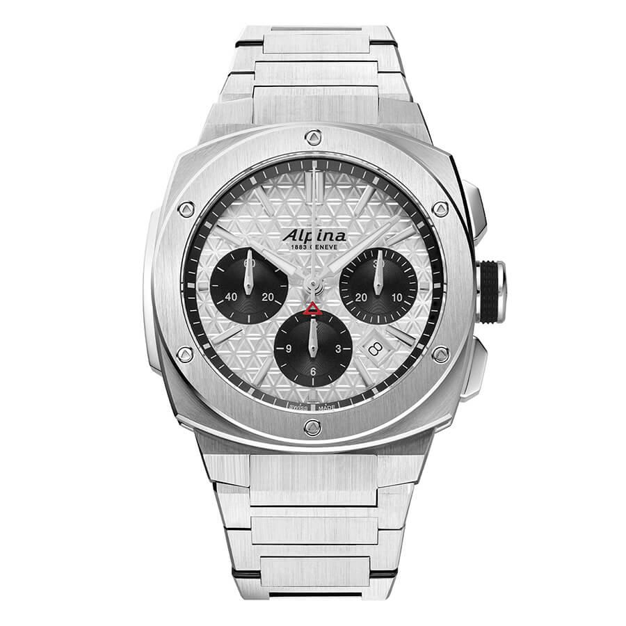 Orologio Alpina da uomo, Alpiner Chronograph Automatic Ref. AL-730SB4AE6B - ALPINA