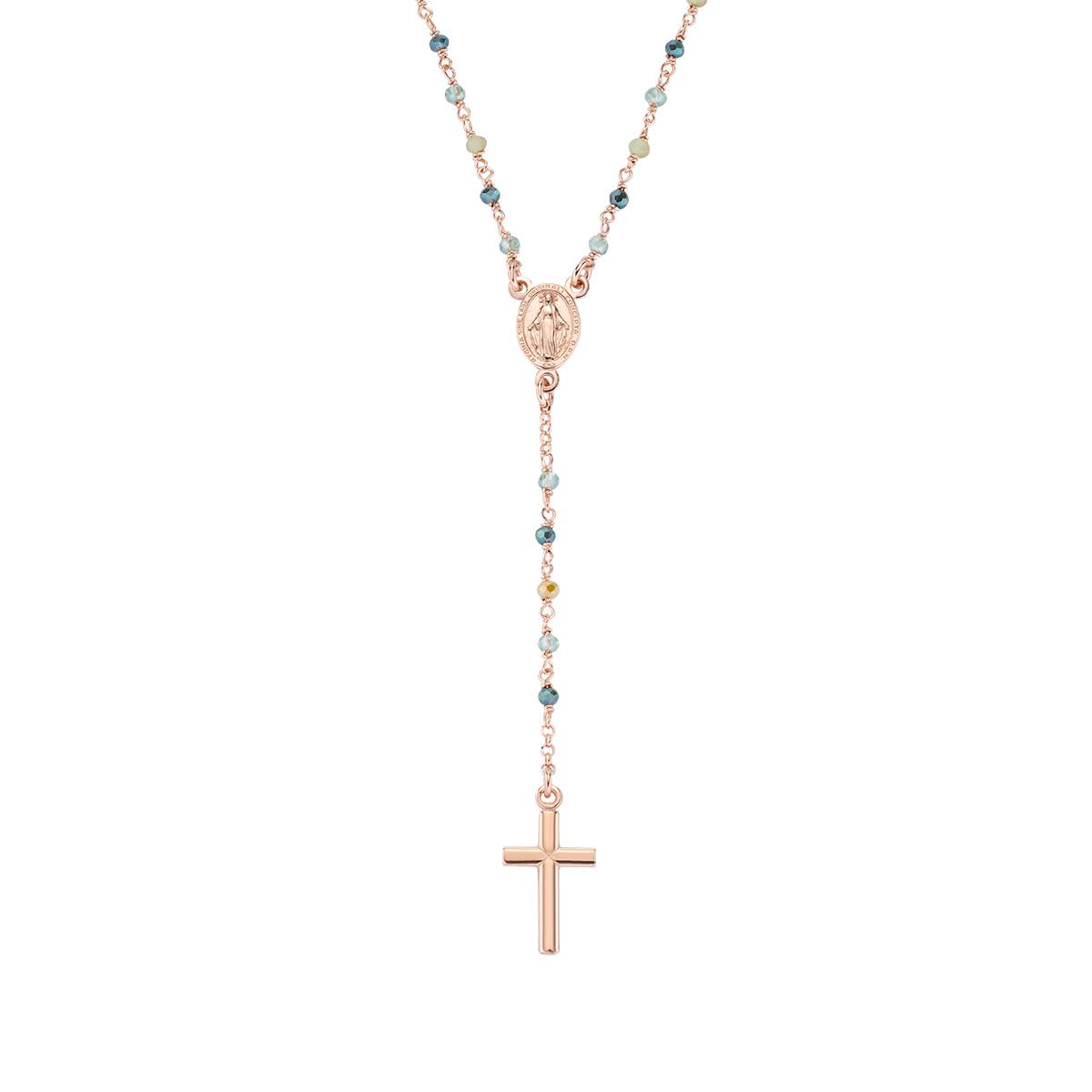 Rosario Classico Cristalli Multicolor - Amen Collection Ref. CRO10RVVV4 - AMEN