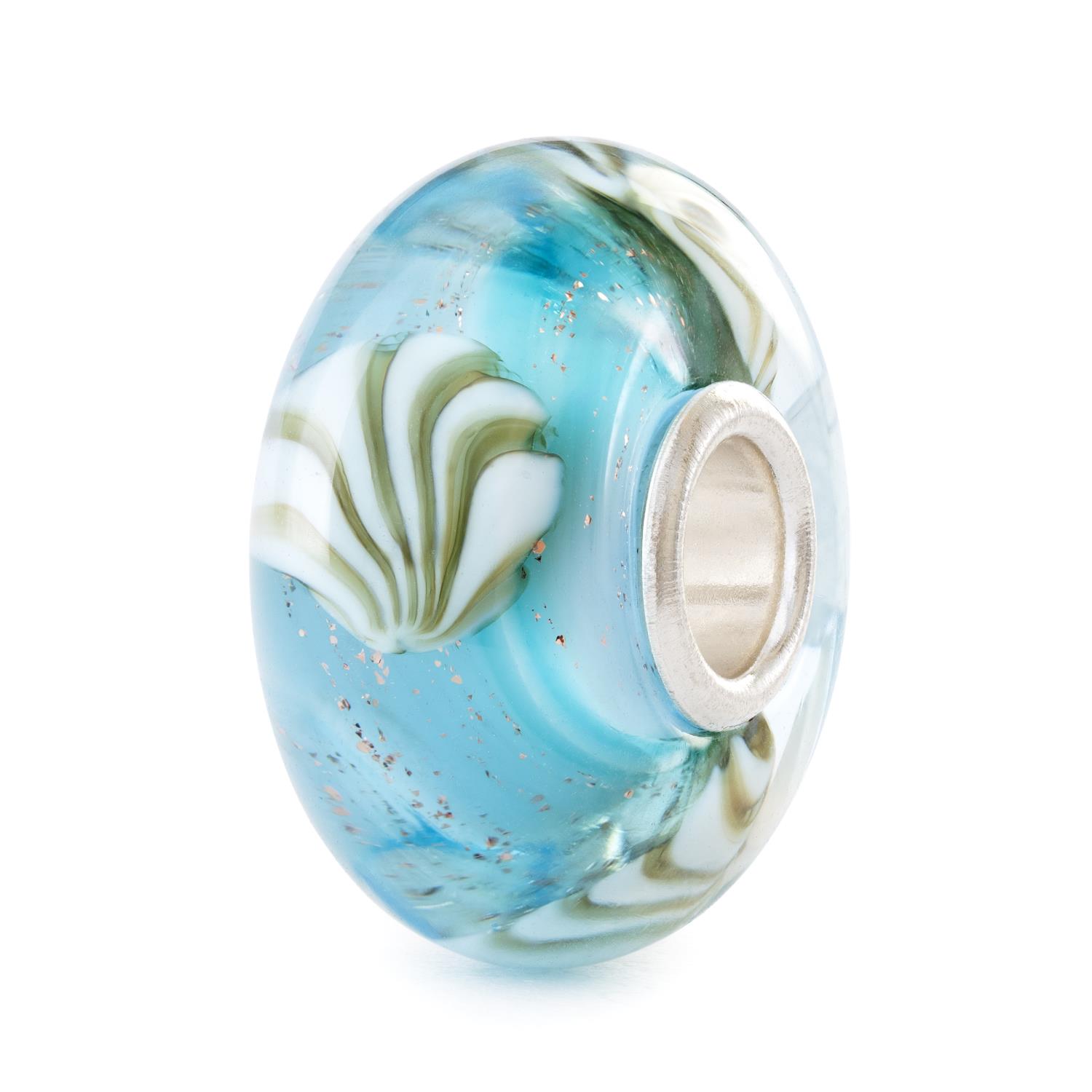 Trollbeads in Vetro - conchiglia preziosa Ref. TGLBE-20464 - TROLLBEADS