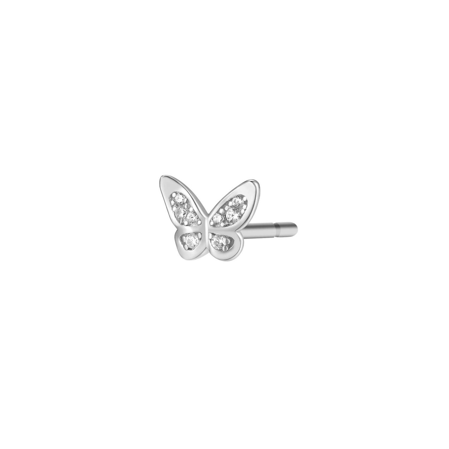 Mono Orecchino Farfalla Rosato - Allegra Ref. RZO052R - ROSATO