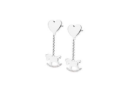 ORECCHINI ROSATO - SOGNI argento Ref. RSO28 - ROSATO