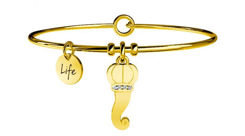 Gioielli Kidult - Bracciale in acciaio 316L Pvd Gold Ref. 231552 - KIDULT