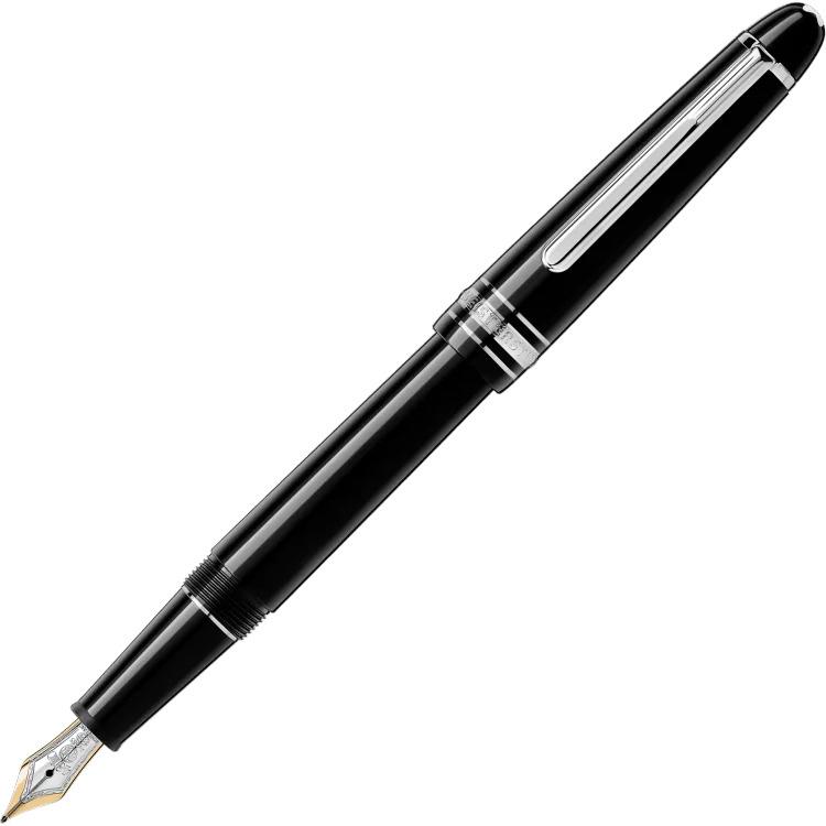 Penna Mont Blanc - Stilografica Meisterst&uuml;ck Platinum-Coated Classique Ref. 106522 - MONTBLANC
