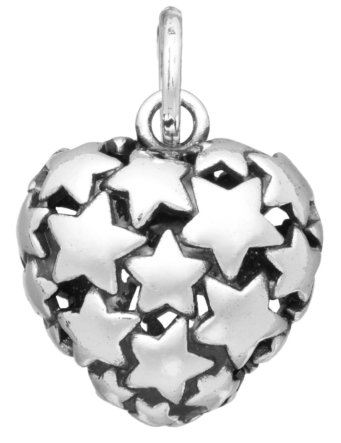 Giovanni Raspini - Charm Cuore Grande Stelle Ref. 11618 - GIOVANNI RASPINI