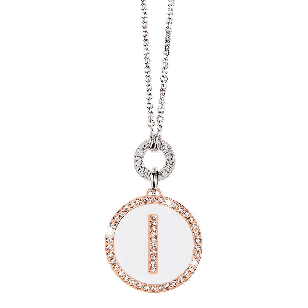 Girocollo Dvccio - Lettera I collezione My Letters 90 cm. Ref. ZXIMCL1048/2C/W-I - DUCCIO