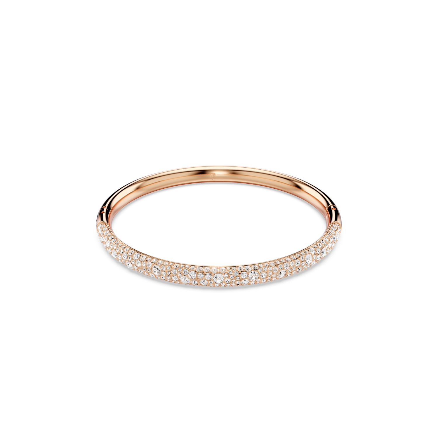 Swarovski - Bracciale rigido Meteora, Pav&eacute; a neve, Bianco, Placcato color oro rosa Ref. 5688612 - SWAROVSKI