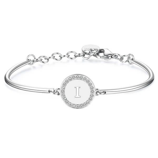 BRACCIALE BROSWAY - Bracciale CHAKRA in acciaio lettera I Ref. BHK132 - BROSWAY
