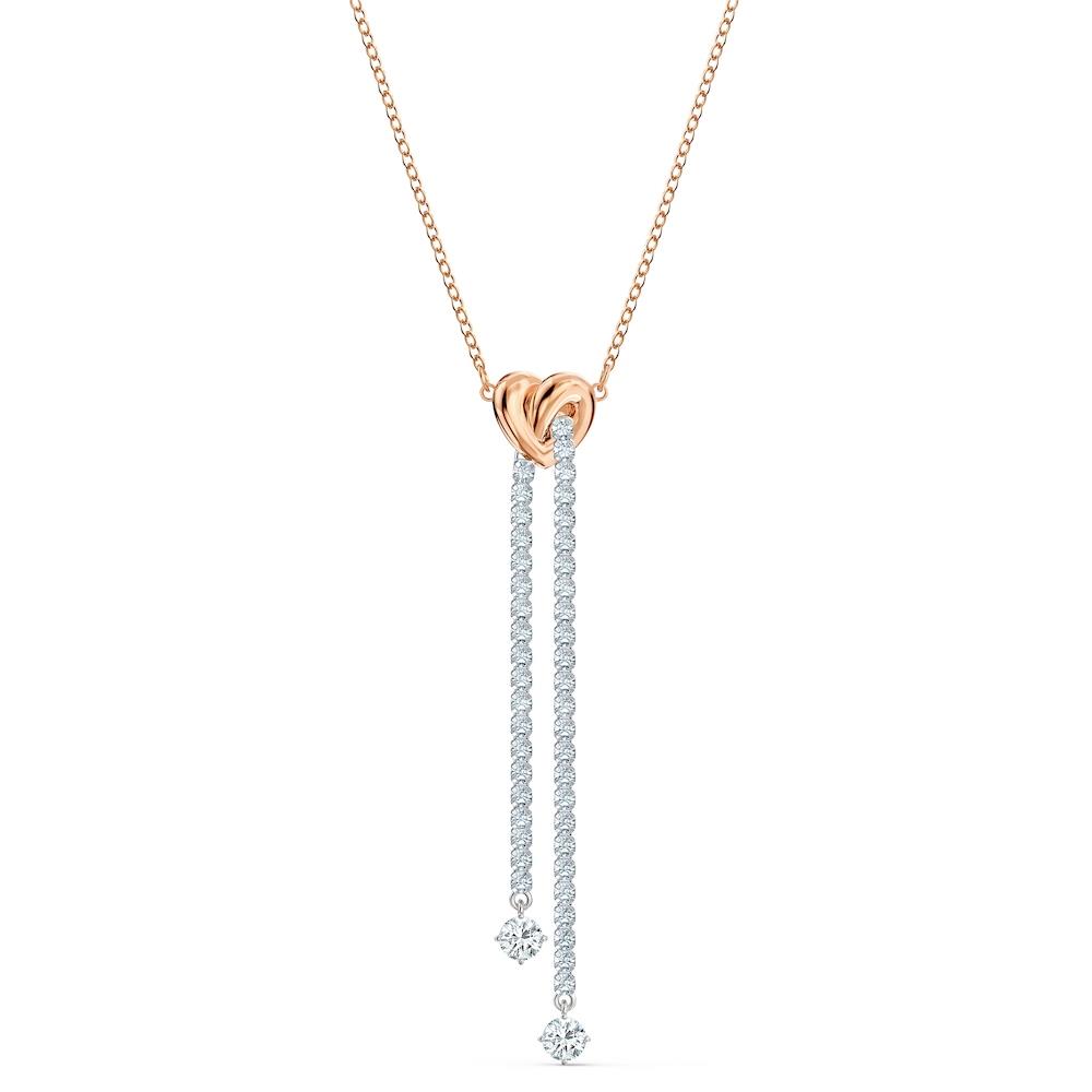 Collana Swarovski - a Y Lifelong Heart, bianco, mix di placcature Ref. 5517952 - SWAROVSKI