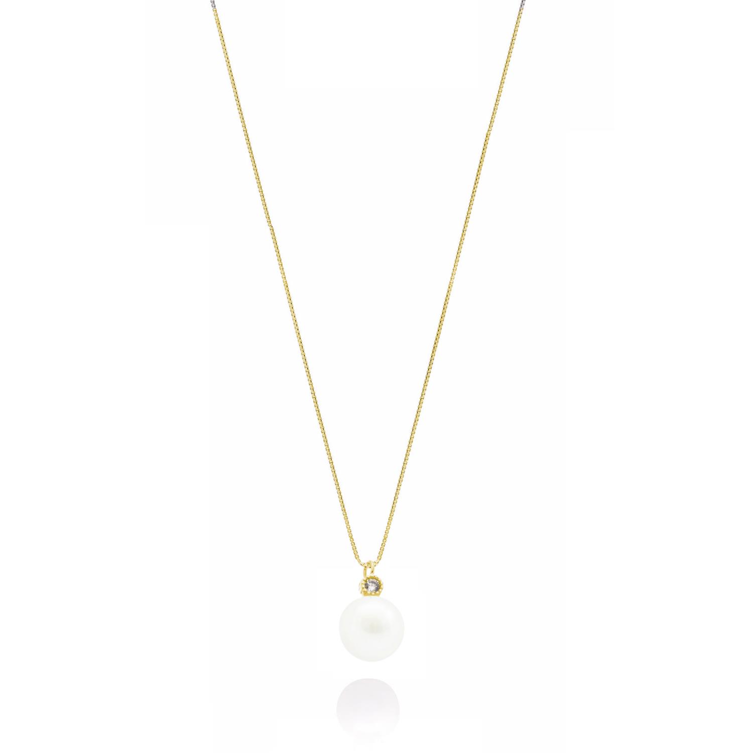 Collana in Oro Giallo con Perla Ref. 767735 - FACCO