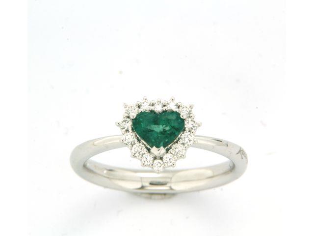 Anello Recarlo - Smeraldo e Diamanti Ref. R79CC197/SM060-14 - RECARLO