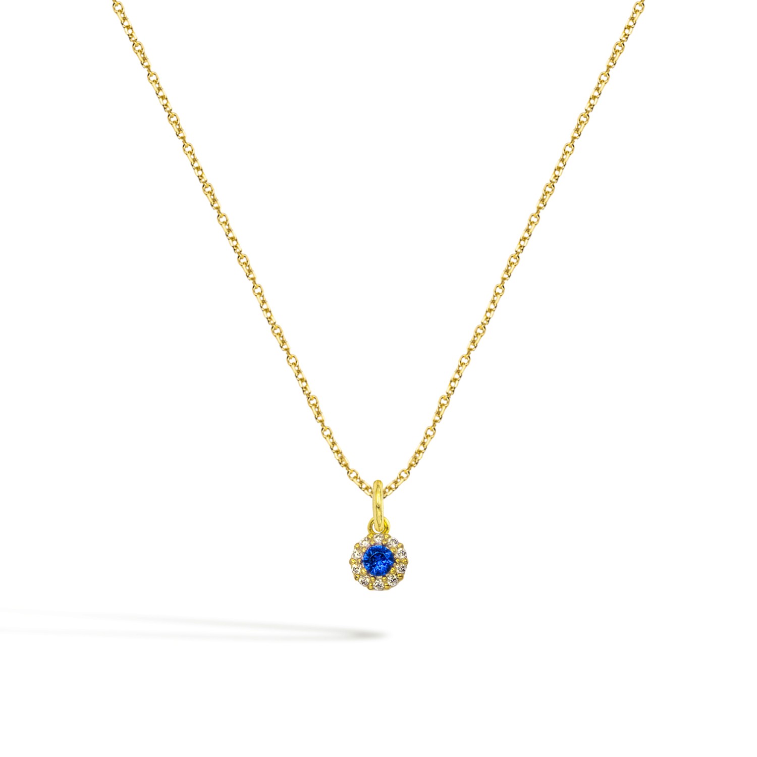Collana GEMME in Oro 9 Kt e Zirconi  Ref. C0301G9 - FACCO