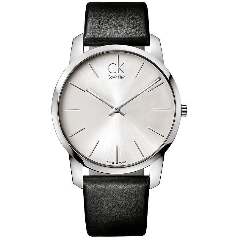 OROLOGIO CALVIN KLEIN -Calvin Klein City - Cinturino in pelleRef. K2G211C6 - CALVIN KLEIN